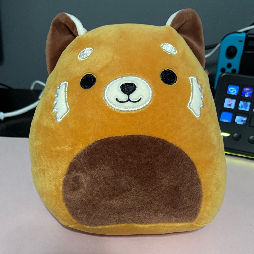 Squishmallows Tan and Brown Stuffed Animal